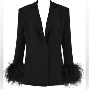 Oversize Long Sleeve Blazer Dress - house of cb